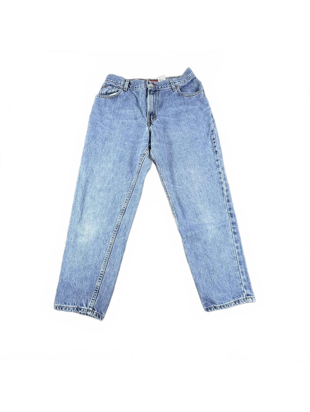 Women's Levi’s 550 Classic Relaxed Fit Light Blue Denim Jeans Size 14S